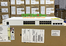 C1000-24P-4G-L Switch Cisco 24 Ports PoE+ 195W, 4 SFP Uplink, LAN Base C1000-24P-4G-L Switch Cisco 24 Ports PoE+ 195W, 4 SFP Uplink, LAN Base