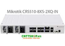 Switch Mikrotik CRS510-8XS-2XQ-IN 2x QSFP28 100G ports, 8x SFP28 25G Ports Switch Mikrotik CRS510-8XS-2XQ-IN 2x QSFP28 100G ports, 8x SFP28 25G Ports